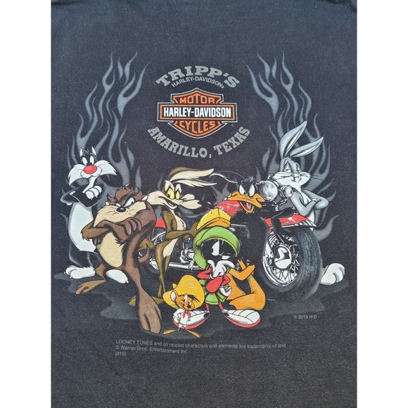 HarleyDavidson Shirts Harley Davidson X Looney Tunes Road Runner